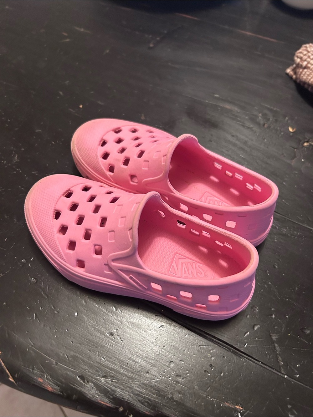 Vans Kids Pink Slip-On Water Clogs